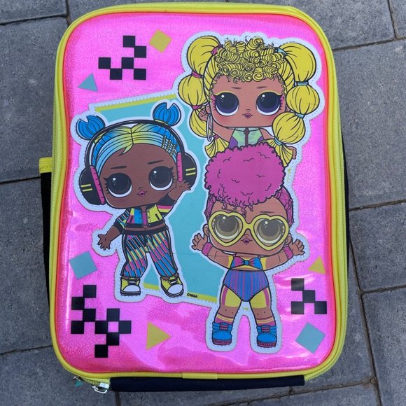 LOL SURPRISE Doll Made MGA Lunchbox/Tote Glitter Metallic NEW Let's Be Friends - Picture 1 of 4